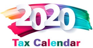 2020 Tax Calendar