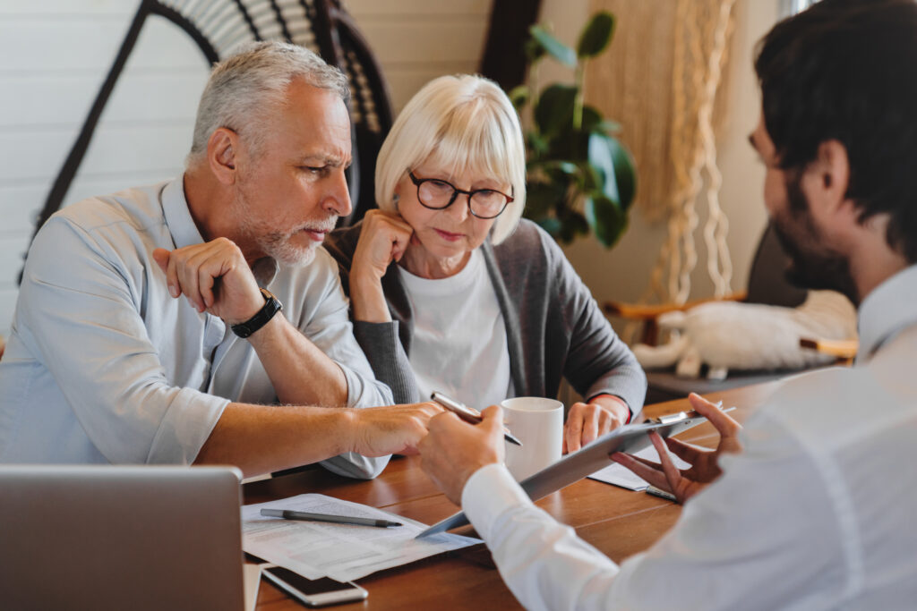 Retired Couple with Accountant